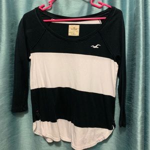Hollister crop sleeve top